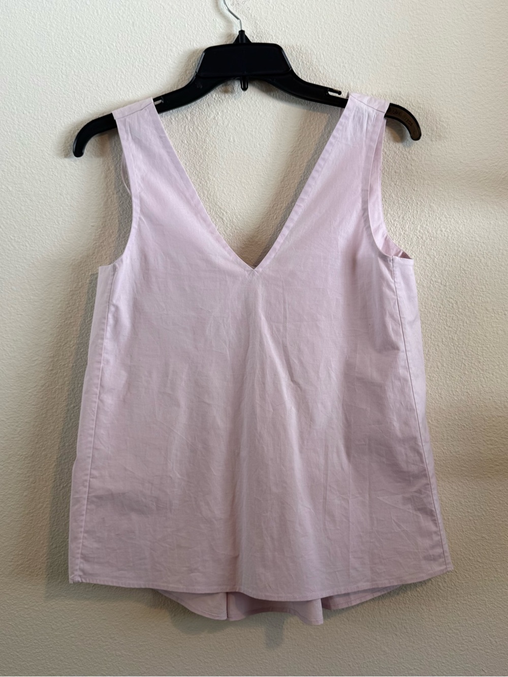 COS Light Lavender V-Neck Cotton Camisole